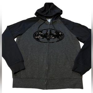 Batman Zip Up Hoodie Sweatshirt